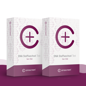 2 Verpackungen des cerascreen Stoffwechsel Tests