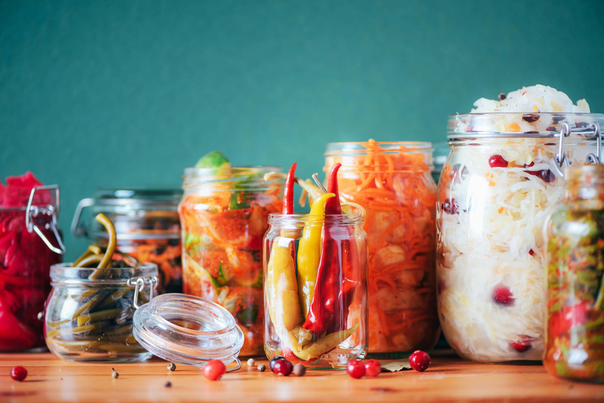 Fermentierte Lebensmittel enthalten Laktobazillen und Bifidobakterien