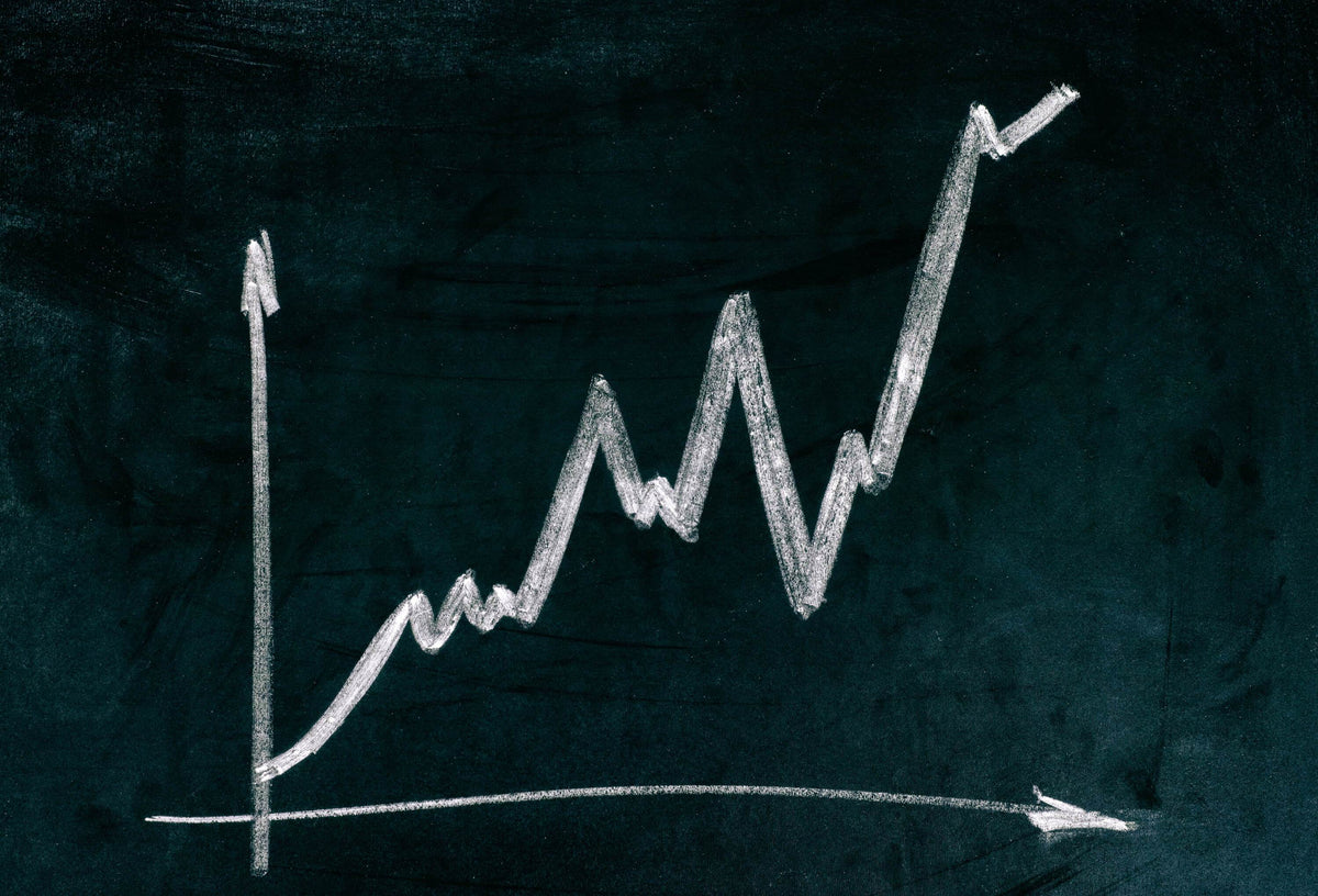 Graph auf einer Tafel