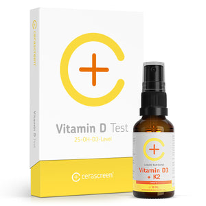 Vitamin D Test plus Vitamin-D-Spray (D3 + K2)