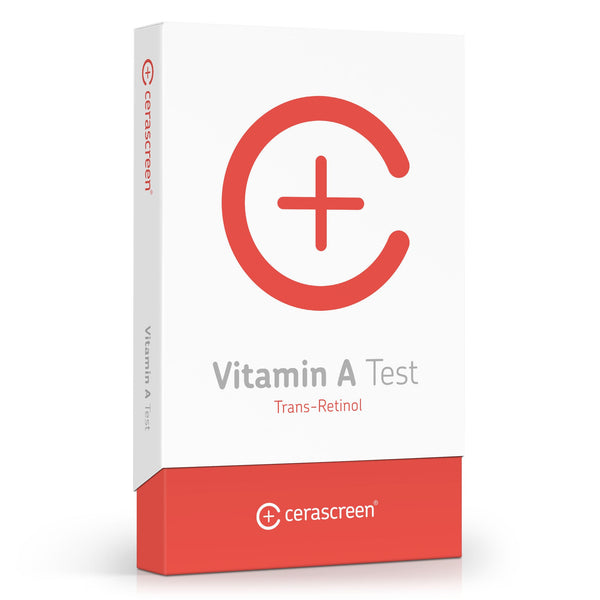 Verpackung des Vitamin A Tests von cerascreen