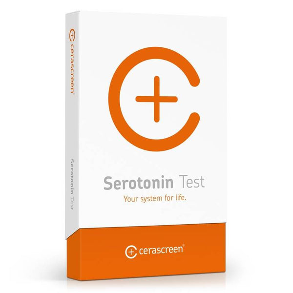 Verpackung des Serotonin Tests von cerascreen